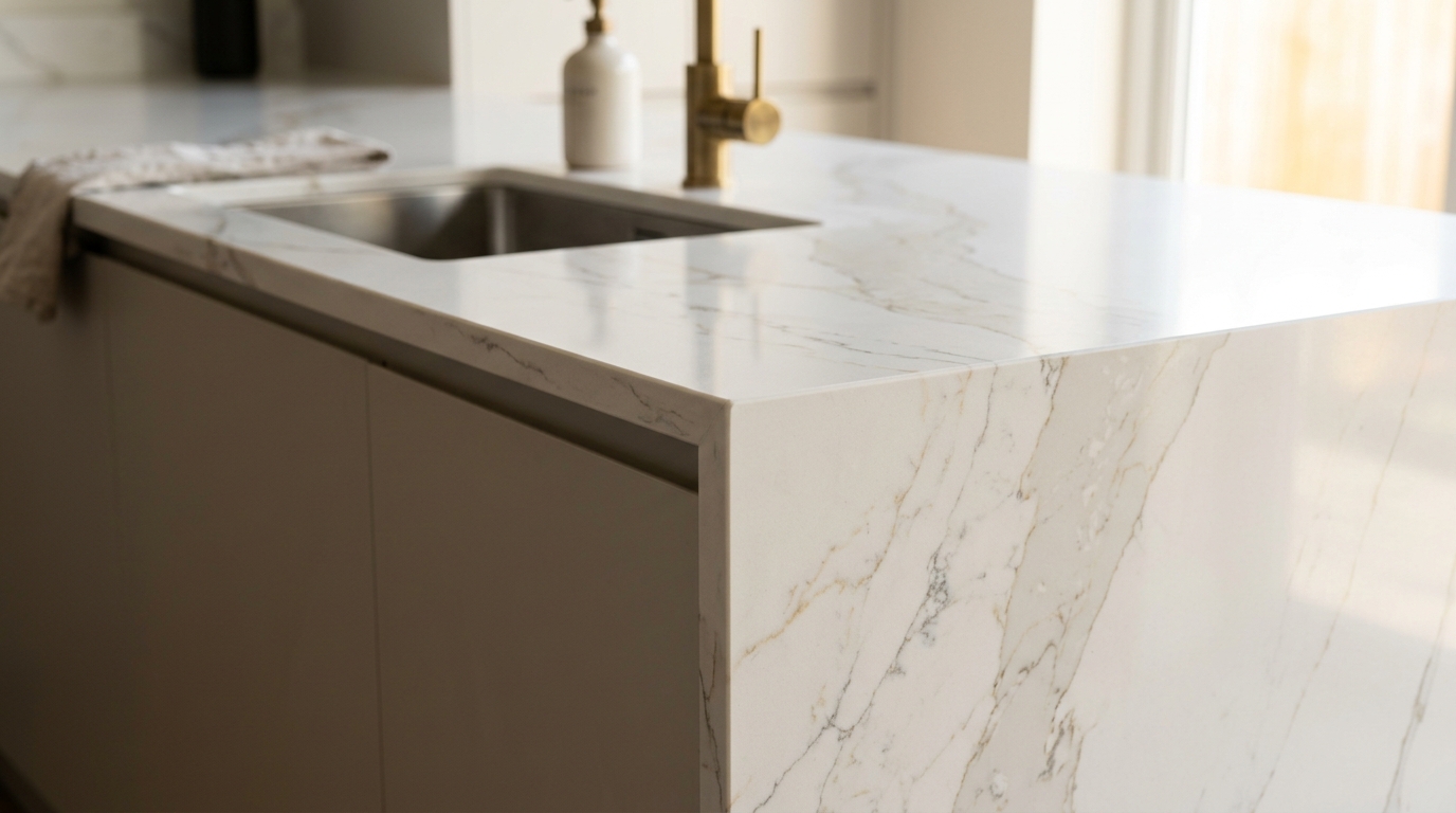 Calacatta Quartz Worktop Upgrade